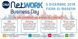 CNA Network Business Day 2018: in un giorno un anno di incontri b2b!