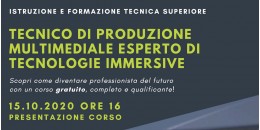 Tecnico di produzione multimediale: corso post diploma di Ecipar con sbocchi occupazionali