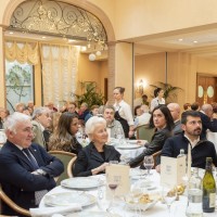 130 i partecipanti al pranzo presso il ristorante Il Correggio